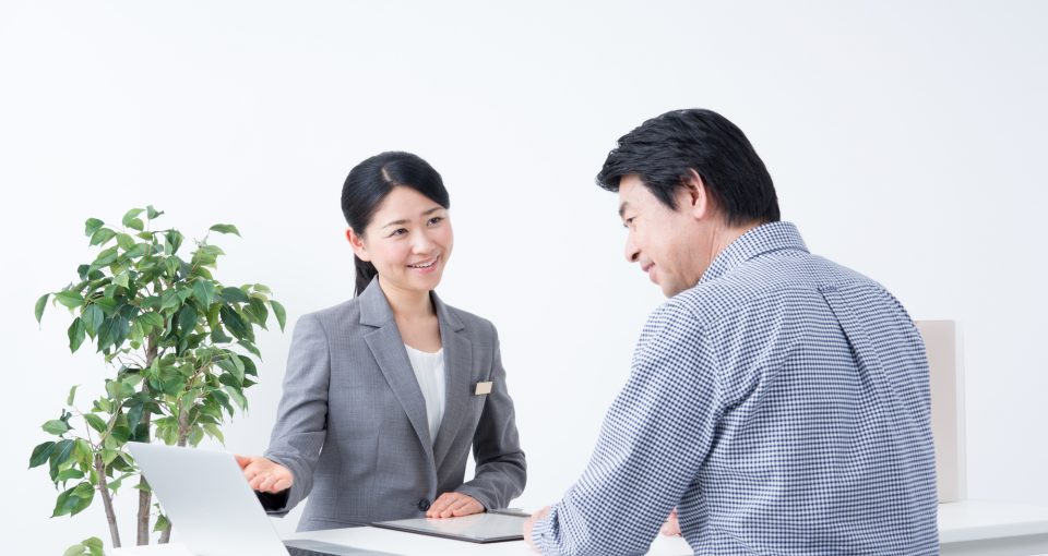 相談に来た男性