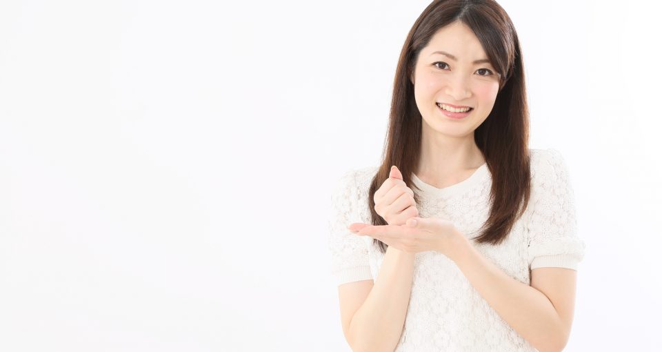 ひらめく 女性