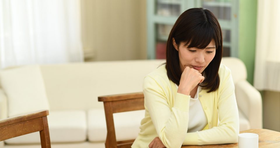 不安障害の女性