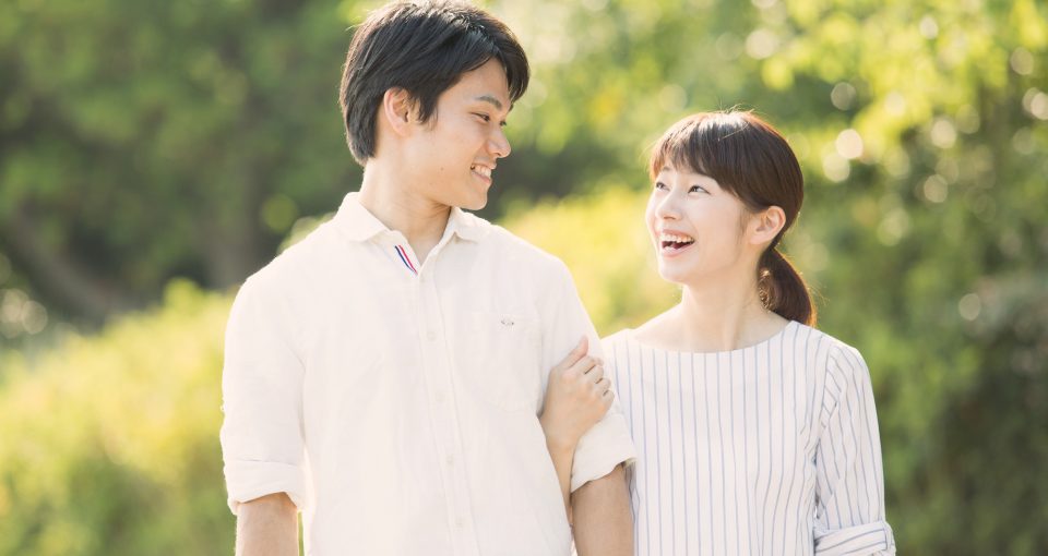笑顔 男女